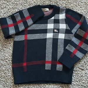 Plaid sweater